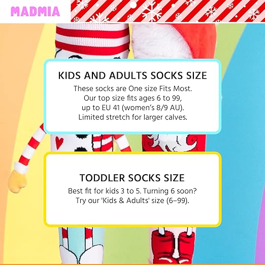 Madmia Socks - Santa Snowman