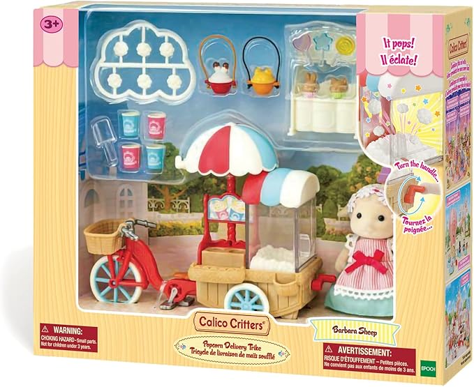 Calico Critters  - PopCorn Delivery Trike