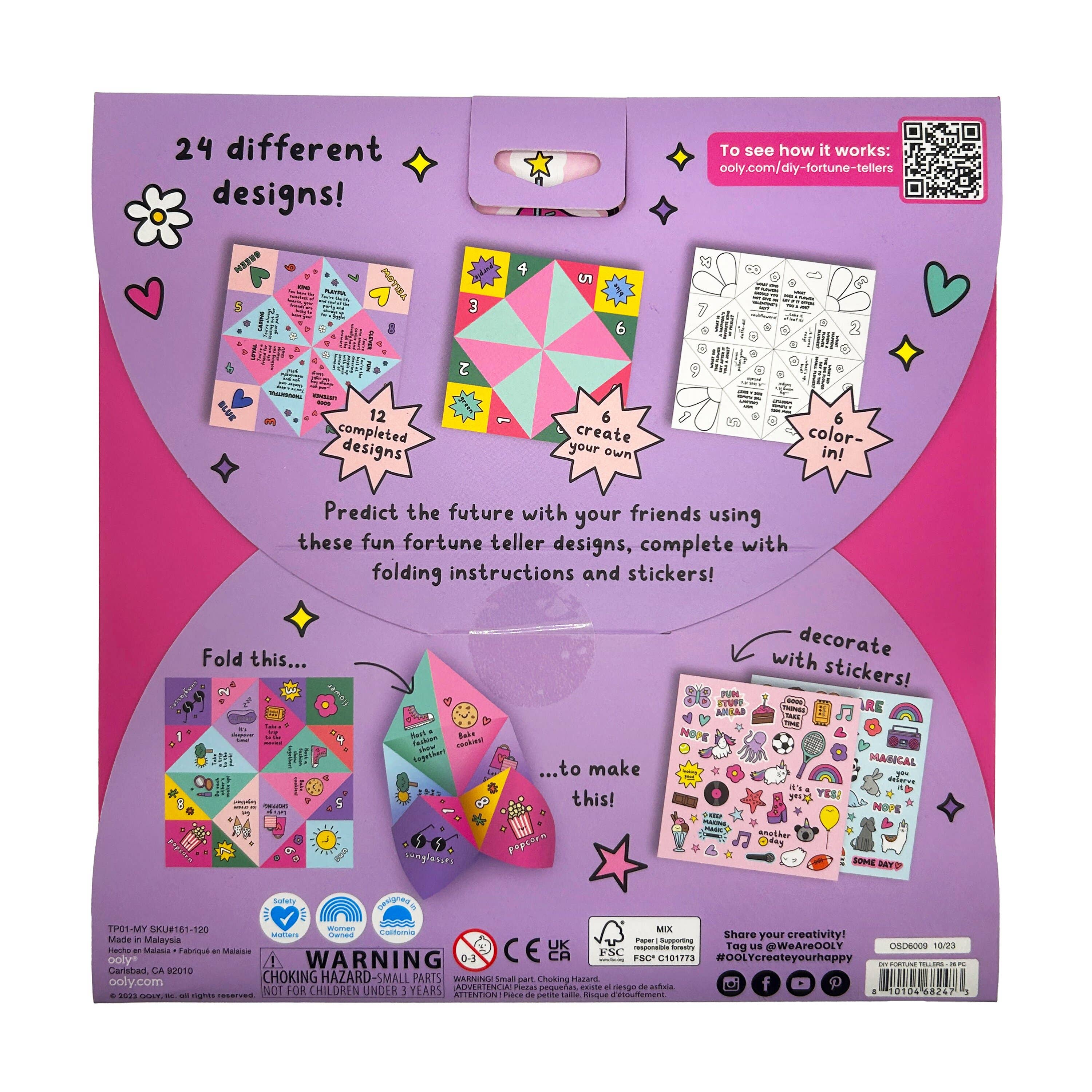D.I.Y. Fortune Tellers (Set of 24 Designs)