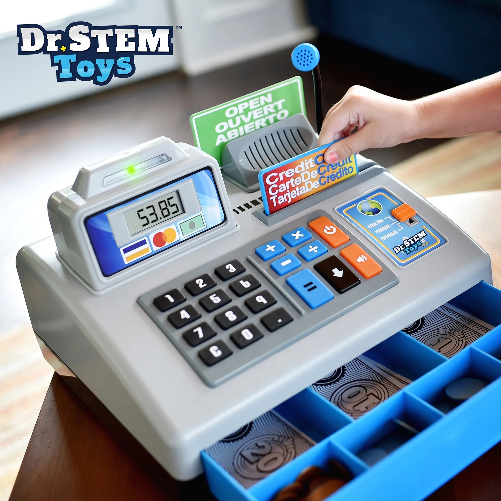 Dr. Stem Toys Talking Cash Register