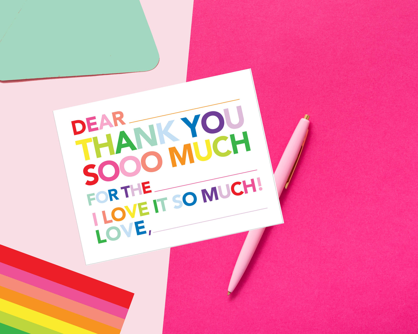 Thank You - Kid's Fill In