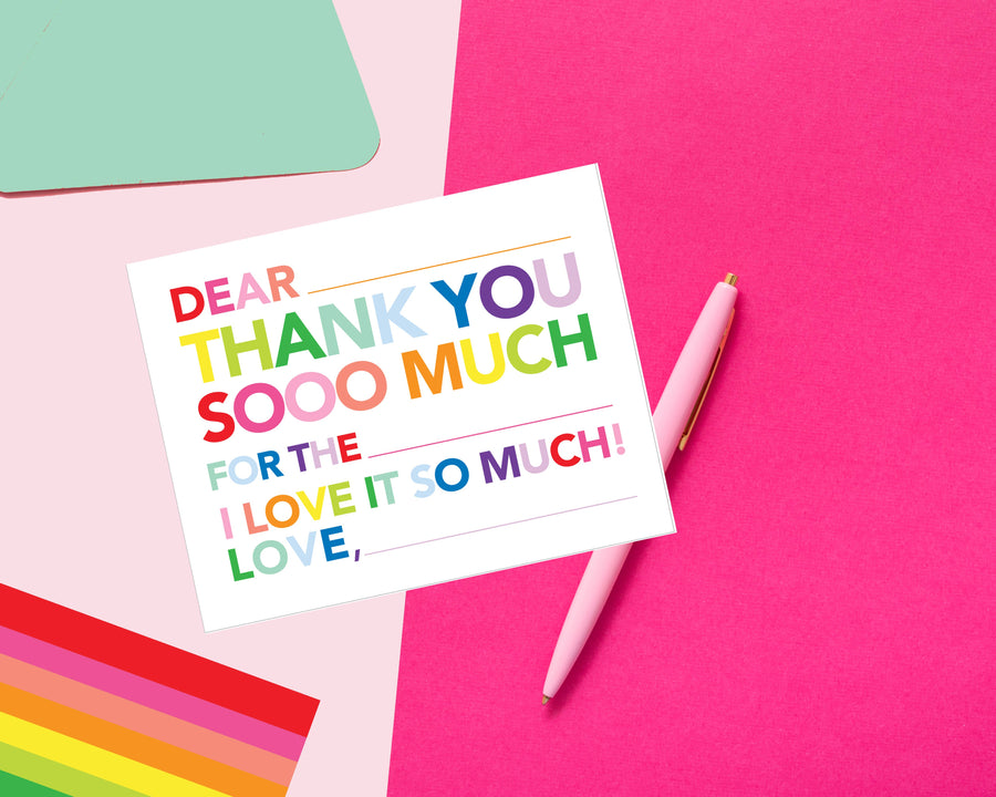 Thank You - Kid's Fill In