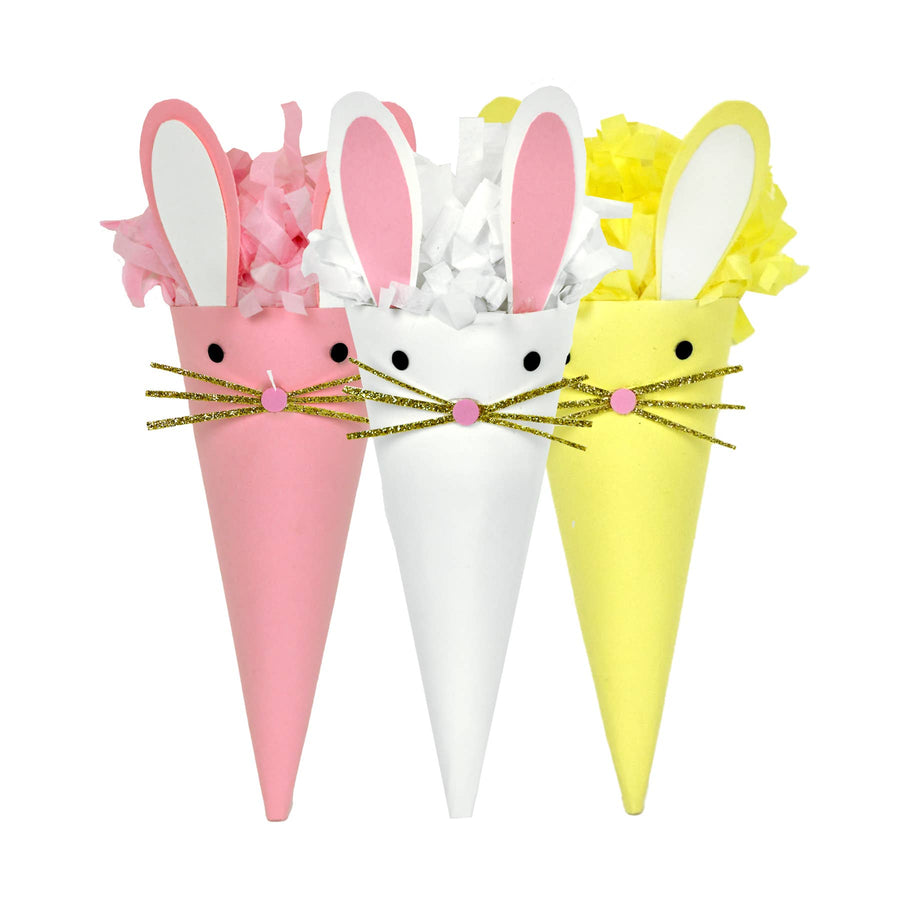 Mini 7" Surprise Cone - Easter - Bunny - Assorted Colors