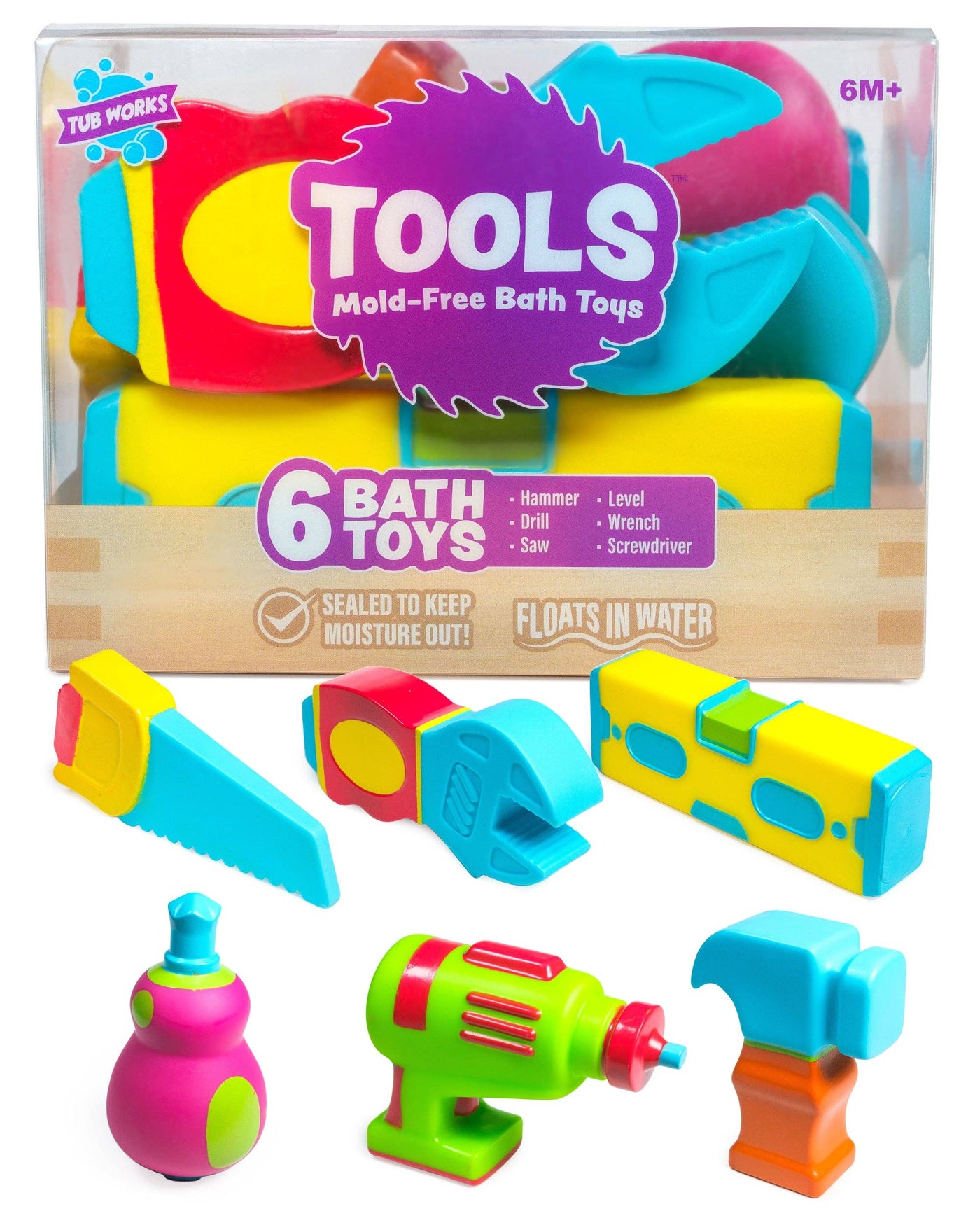 Tools Mold Free Bath Toys