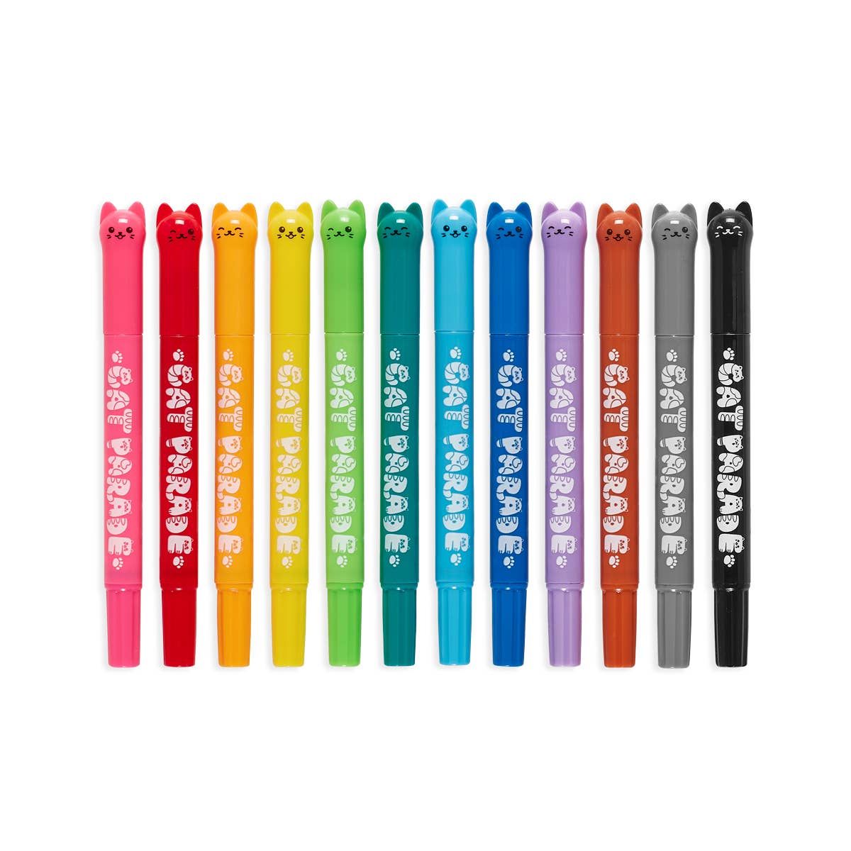 Cat Parade: Twist-Up Watercolor Gel Crayons (Set of 12)