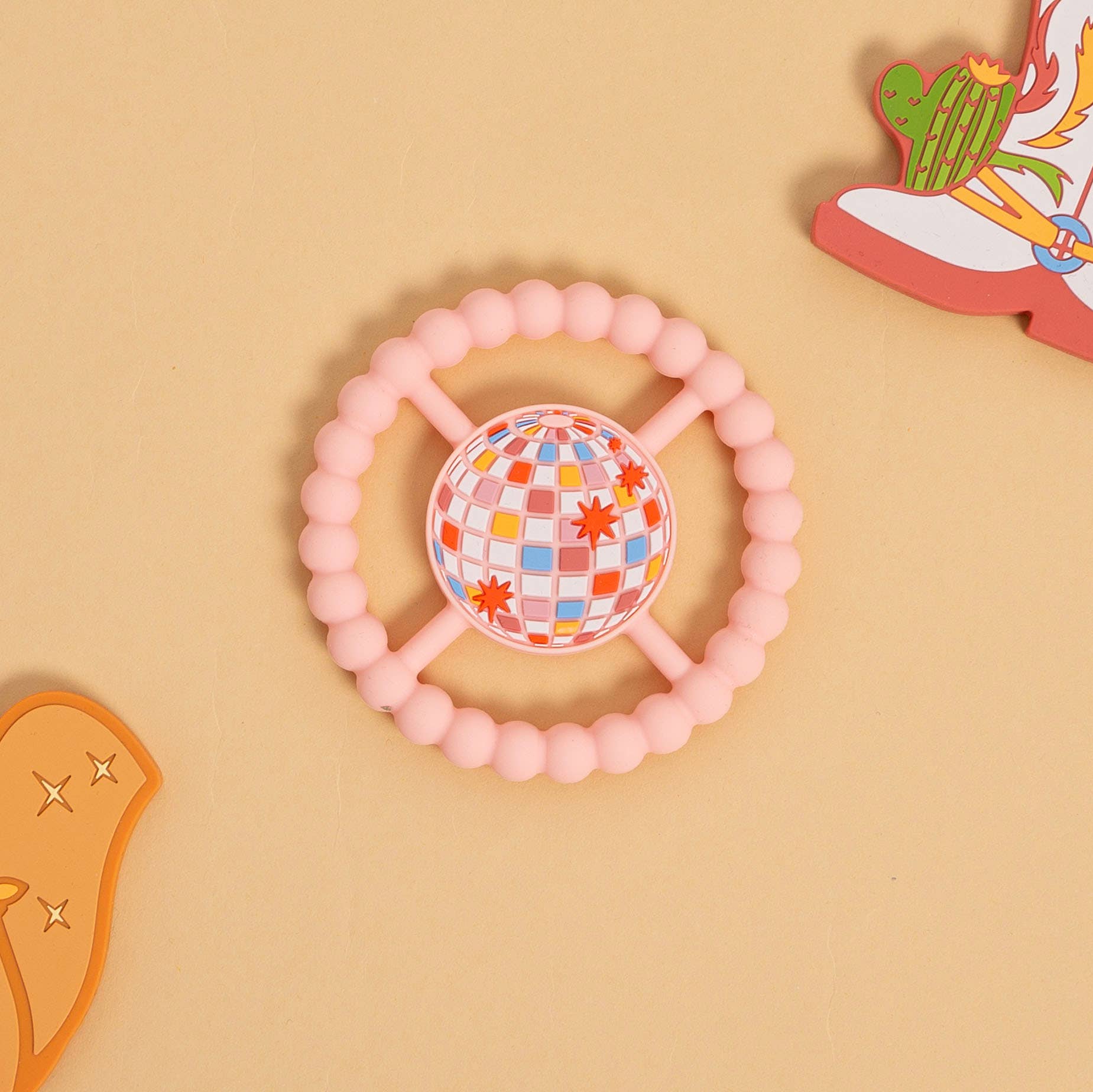 Disco Ball Teether Ring