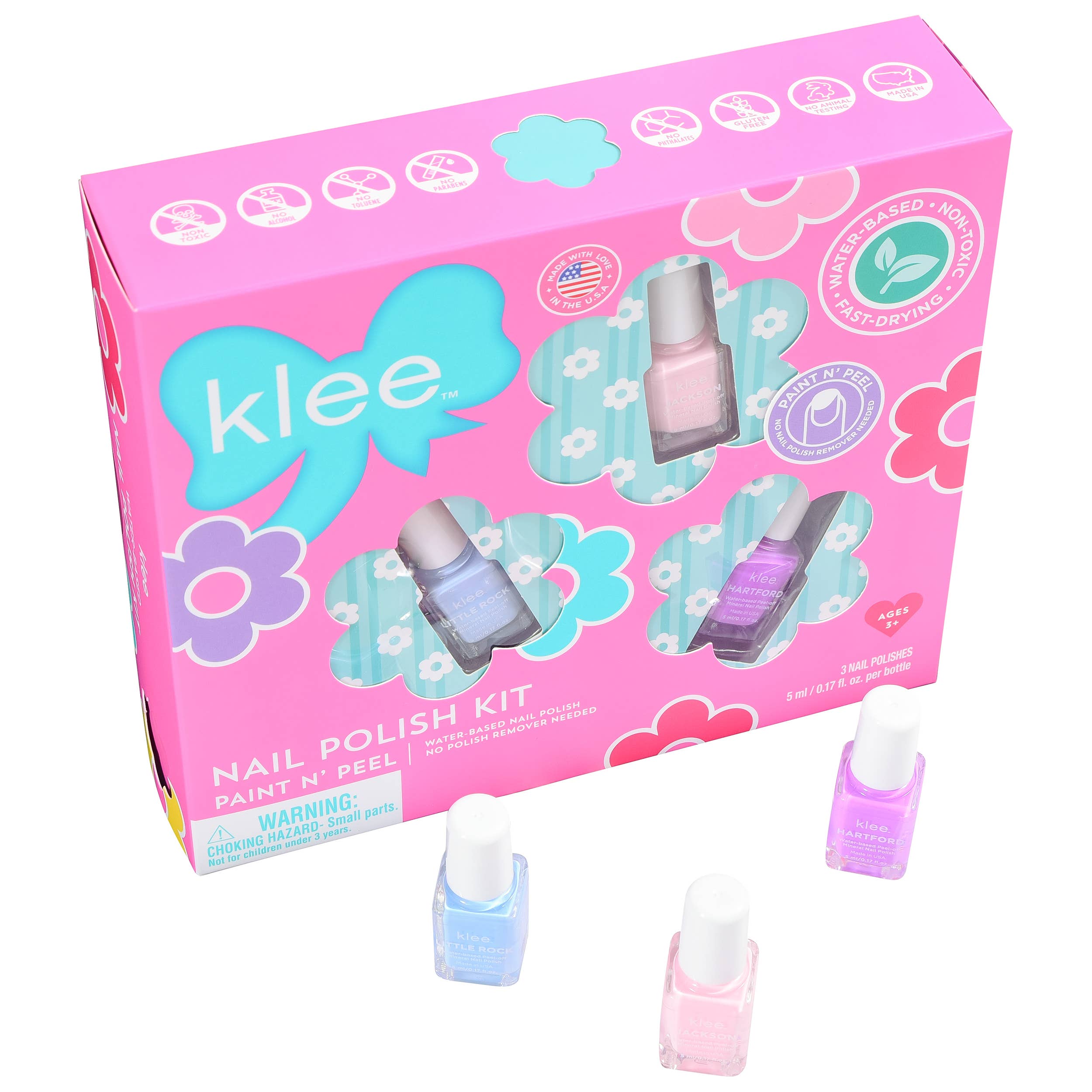 Fairy Joy - Klee Kids Water-Based Nail Polish Set