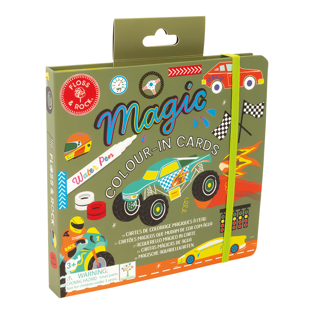 Magic Color Changing Water Cards - Cars