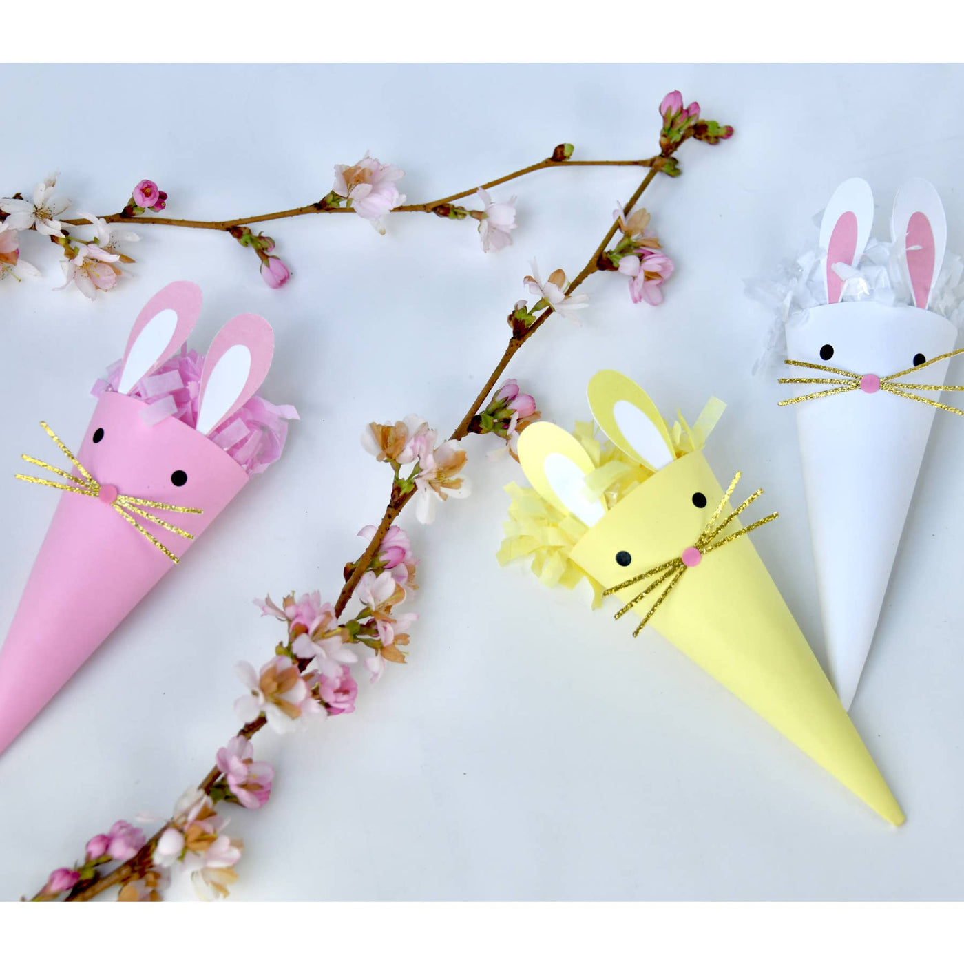 Mini 7" Surprise Cone - Easter - Bunny - Assorted Colors
