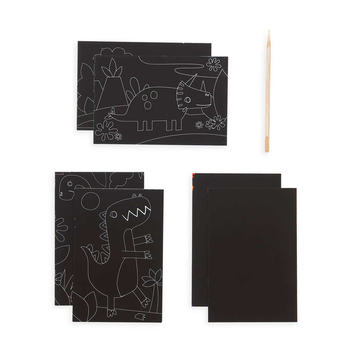 Scratch & Scribble Mini Kit - Dino Days (7 PC Set)