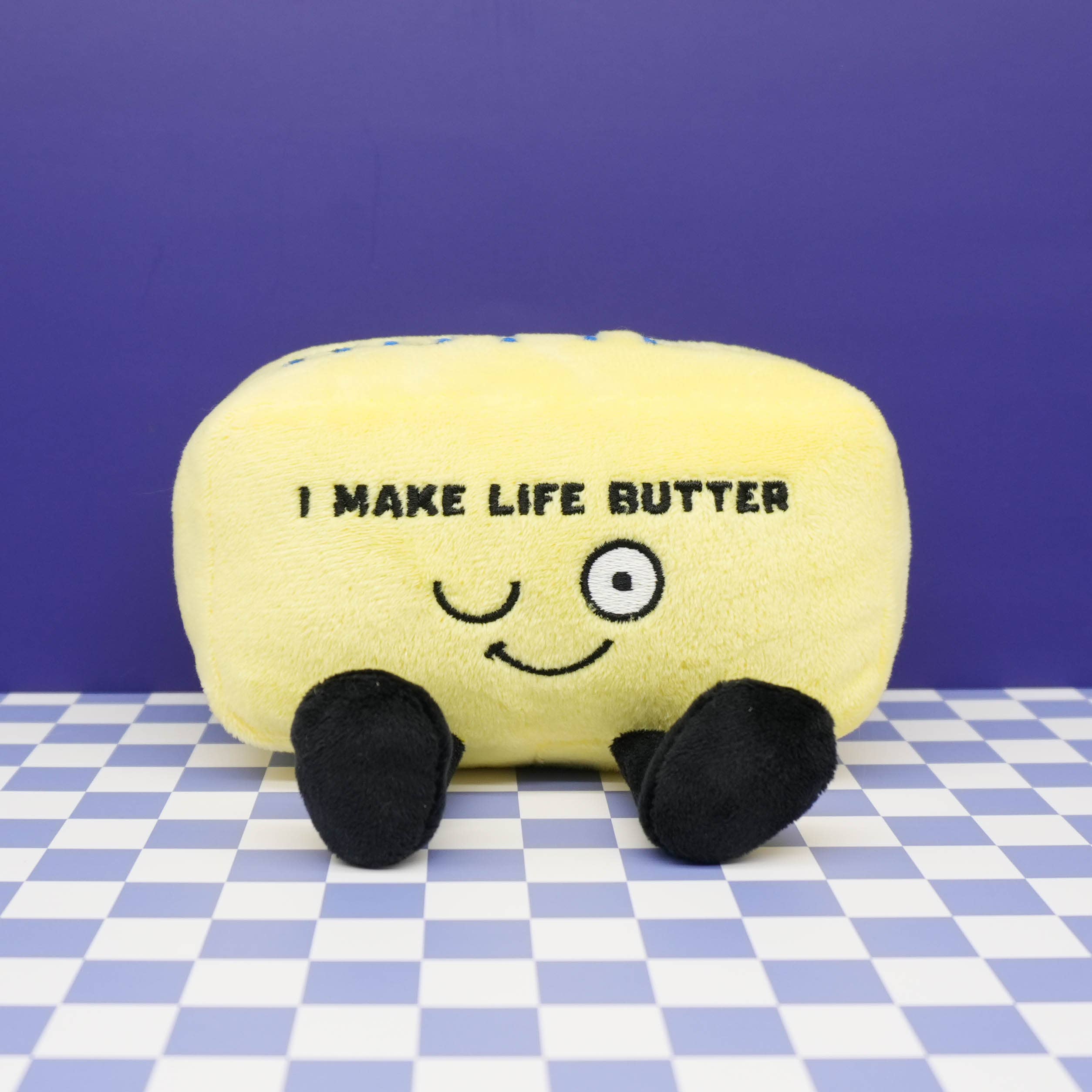 “I Make Life Butter” Butter Plush