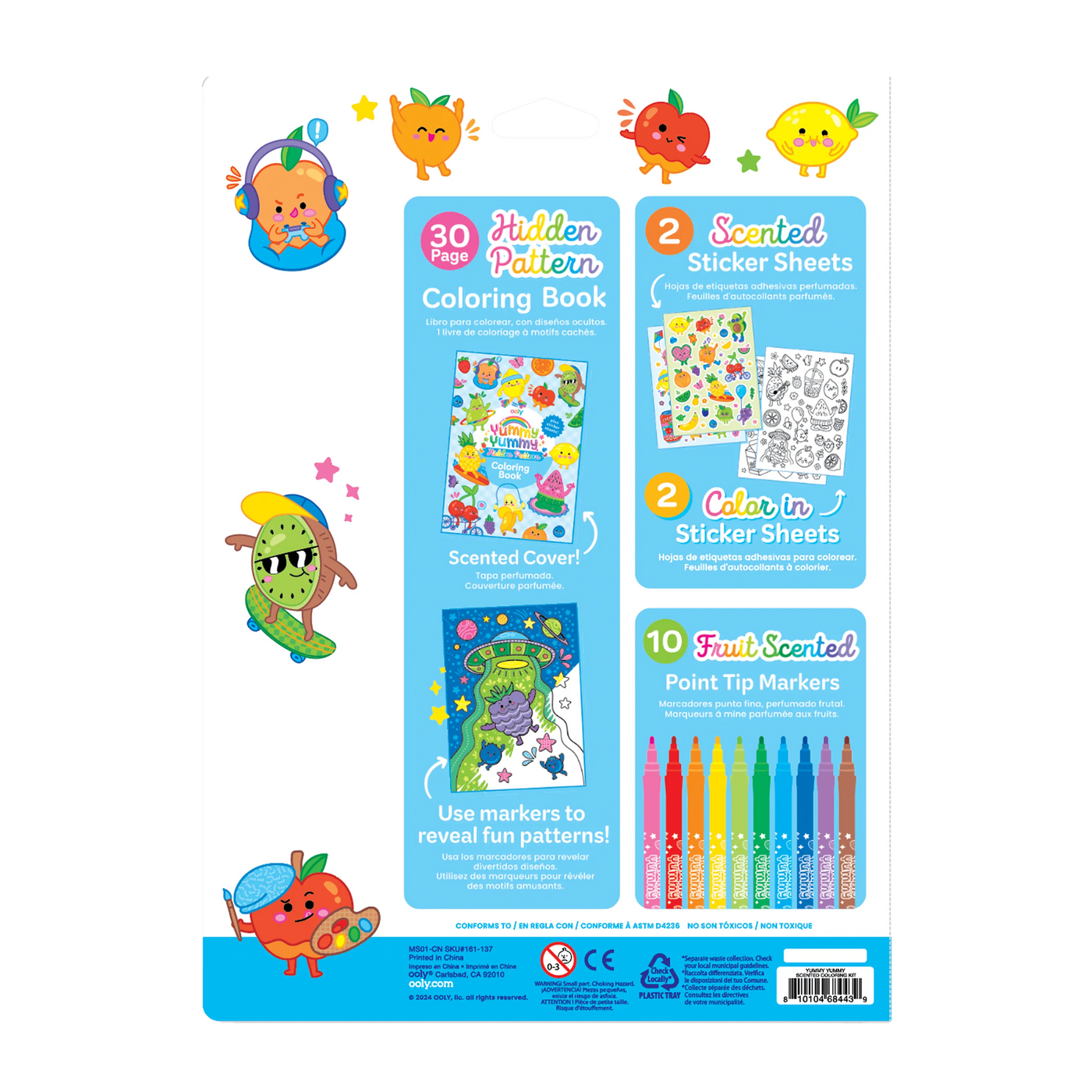 Yummy Yummy: Scented Coloring Kit