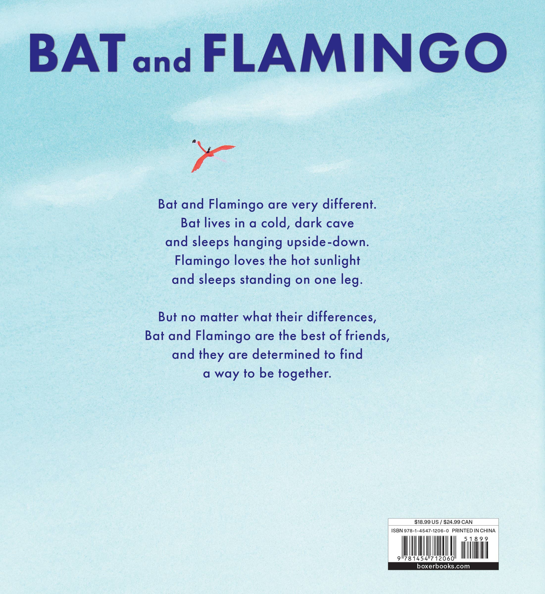 Bat and Flamingo by Daniel Frost
