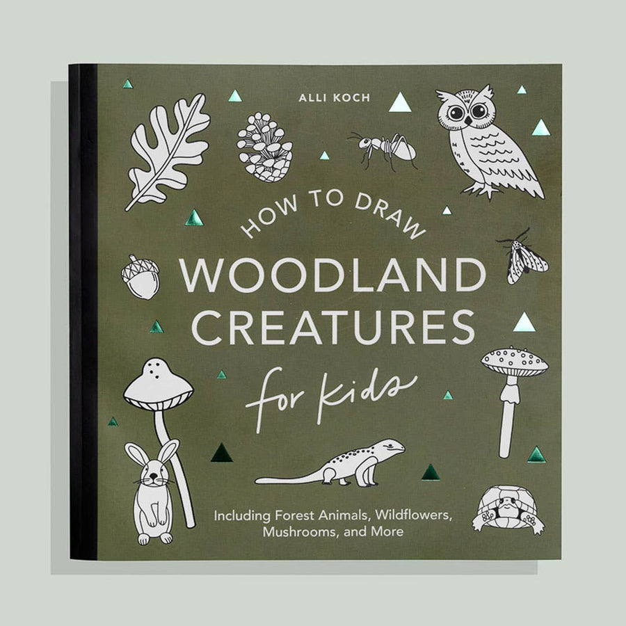 Mushrooms & Woodland Creatures: Kids How to Draw Book (fall)