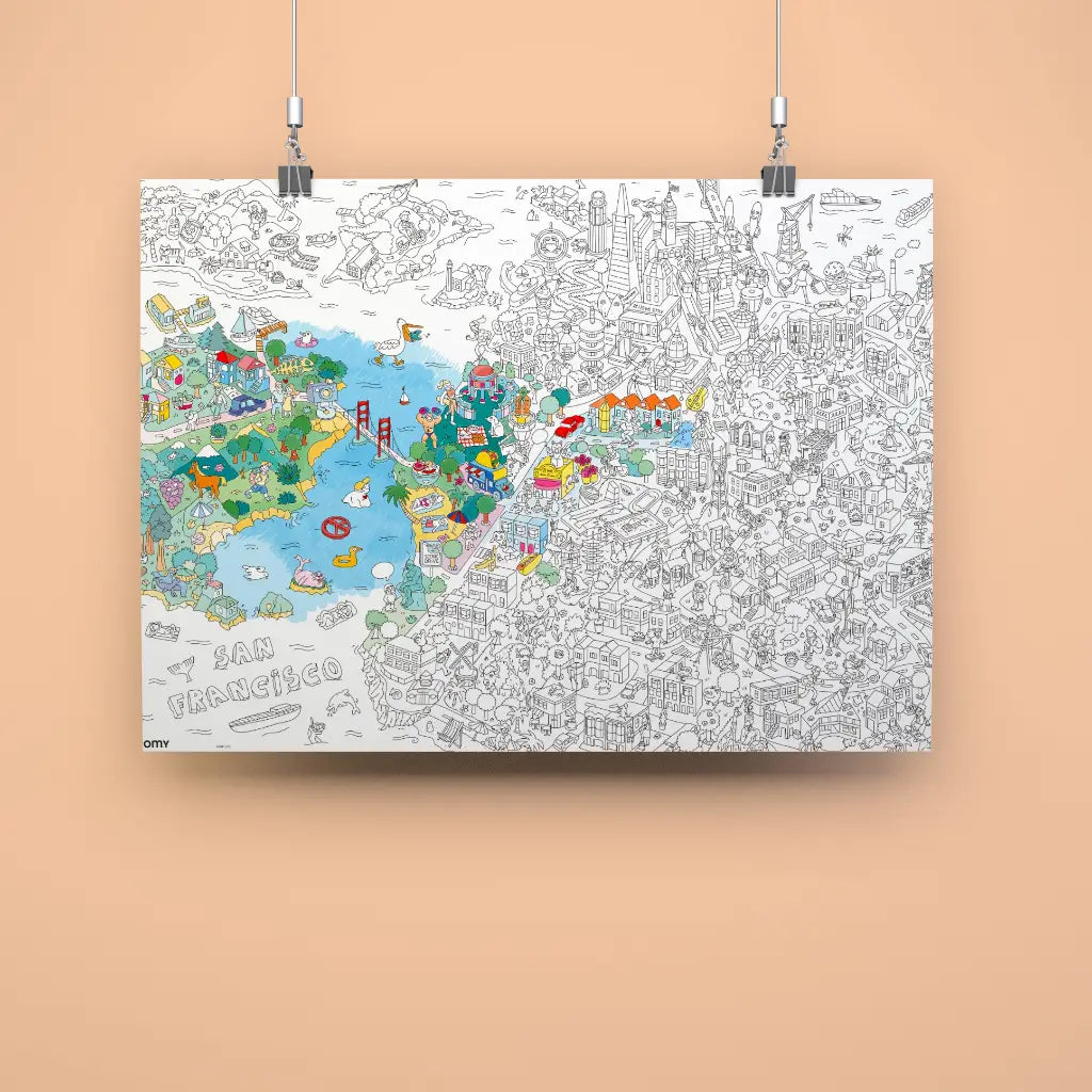 Giant Coloring Poster