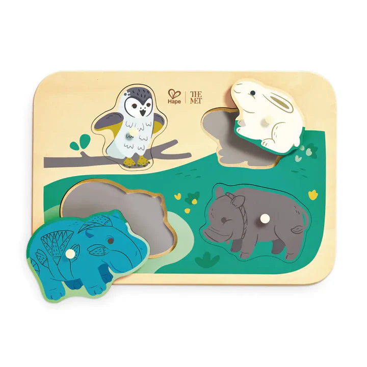 The Met - Animal Friends Peg Puzzle