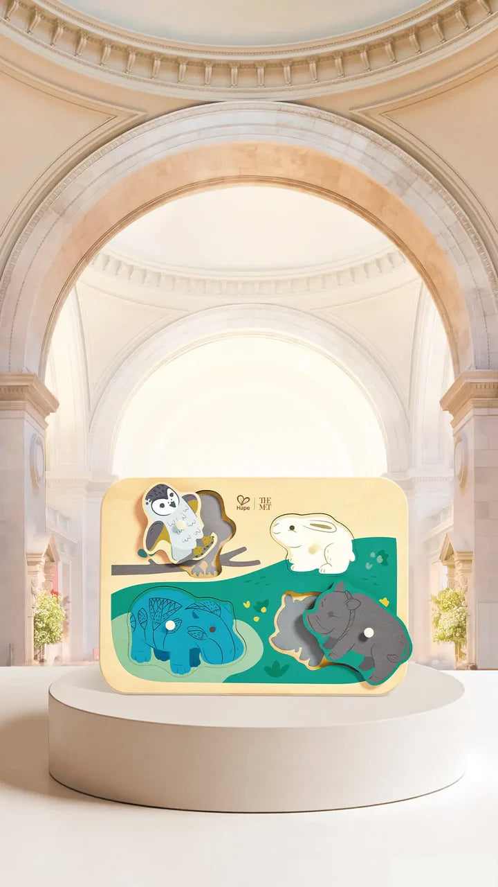 The Met - Animal Friends Peg Puzzle
