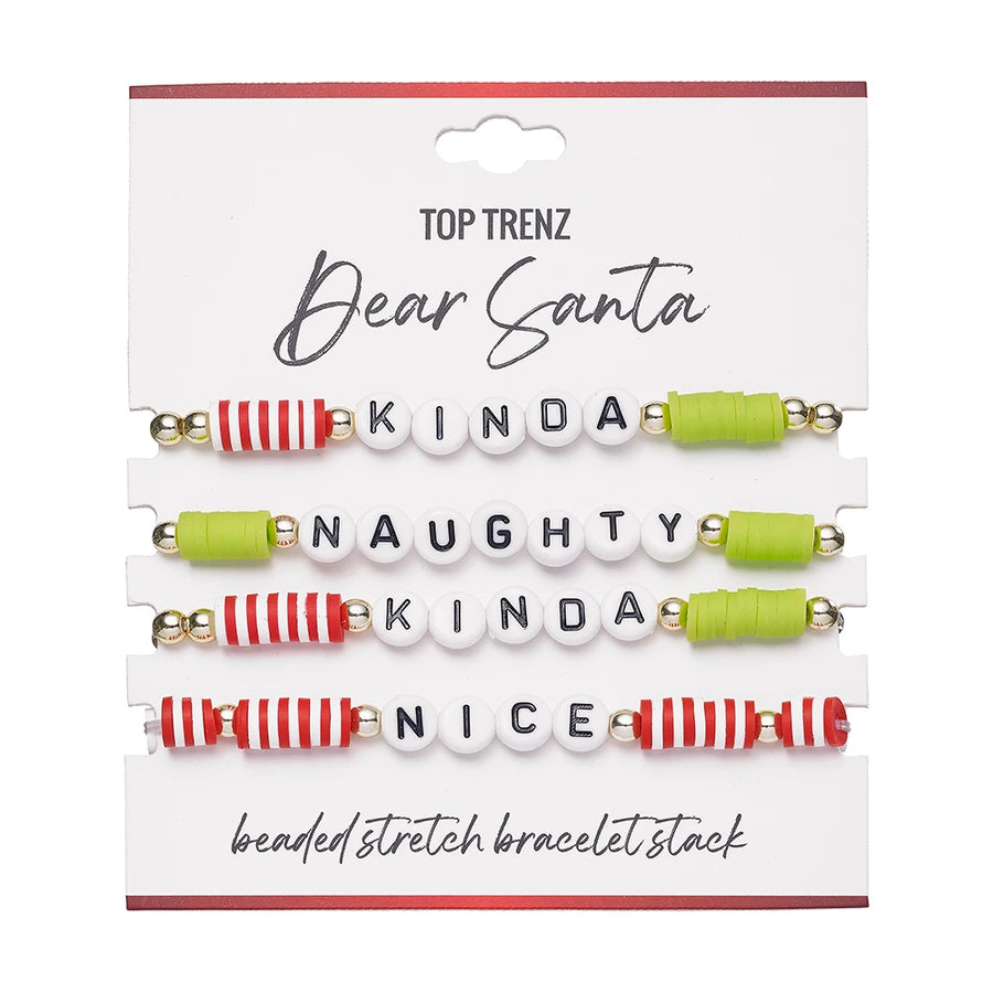 Naughty or Nice Stretch Bracelet