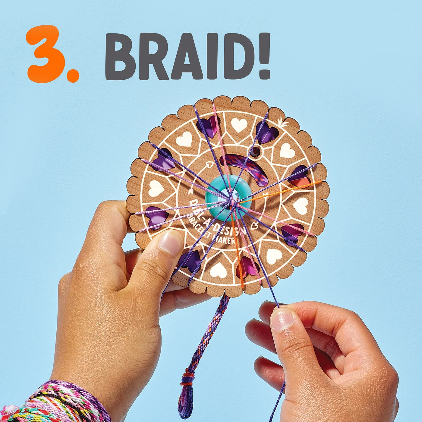 Dial-a-Design Friendship Bracelet Maker