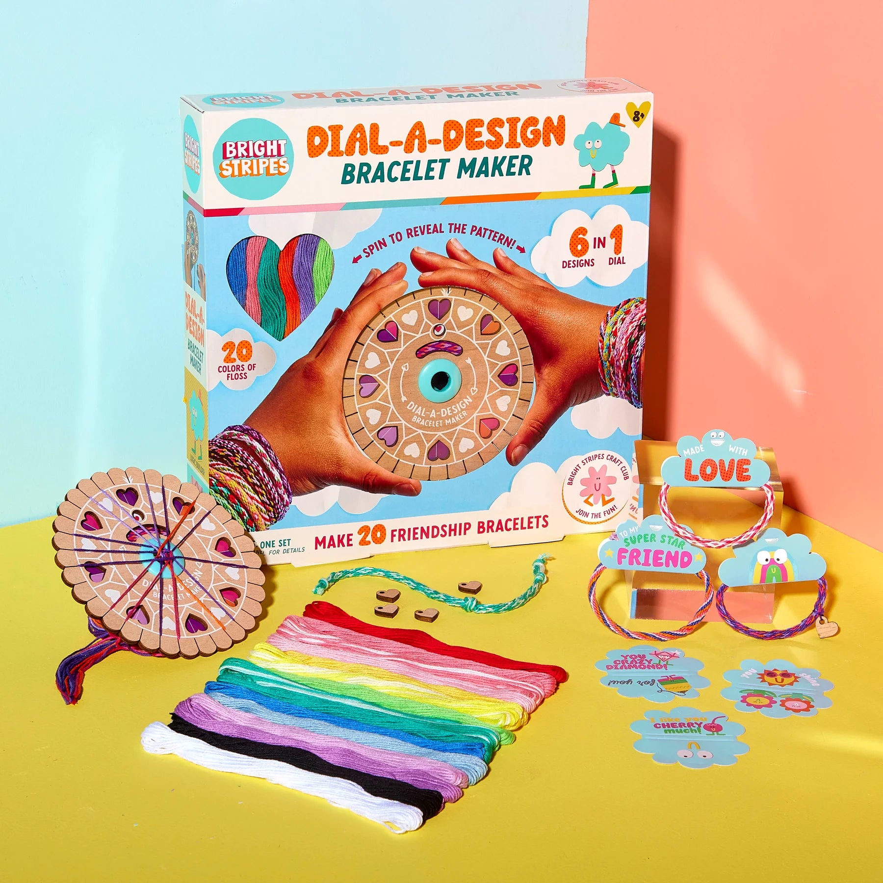 Dial-a-Design Friendship Bracelet Maker