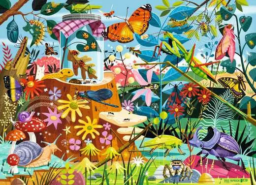 Backyard Bug World Puzzle (60pc)