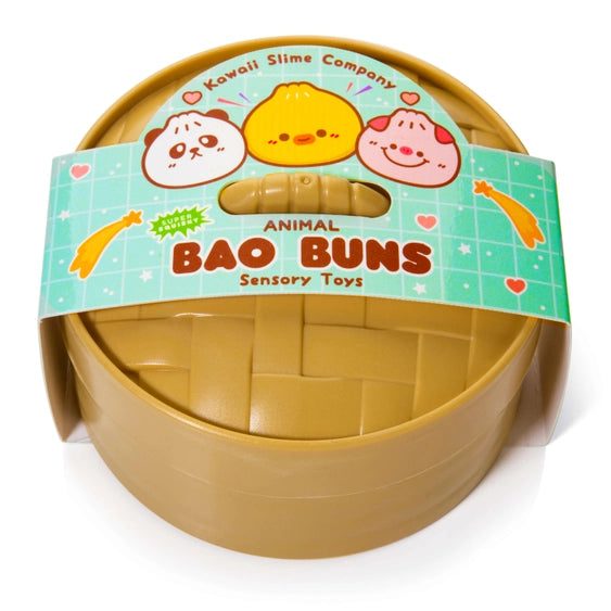 Animal Bao Bun Sensory 3pk