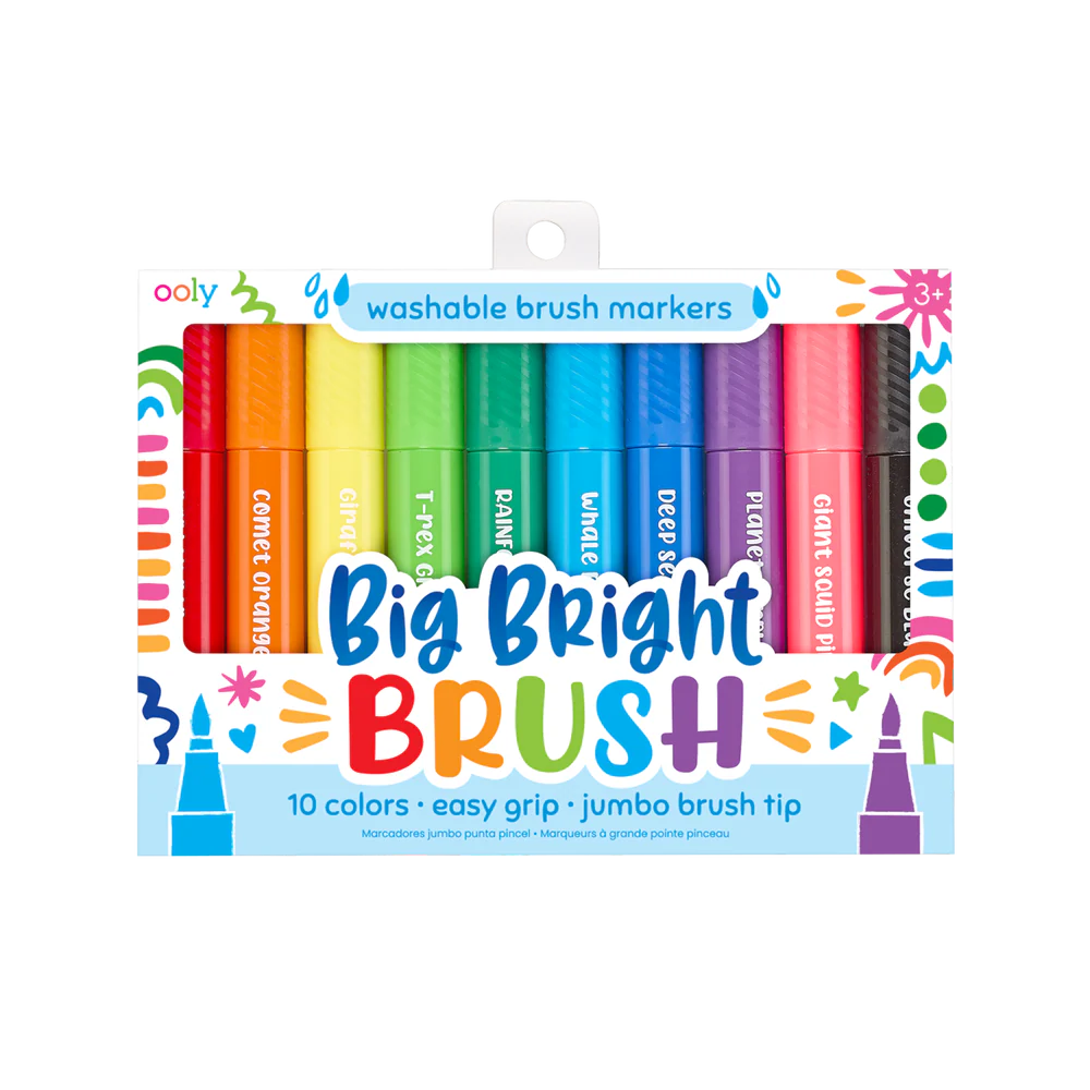 Big Bright Brush Markers (10 count)
