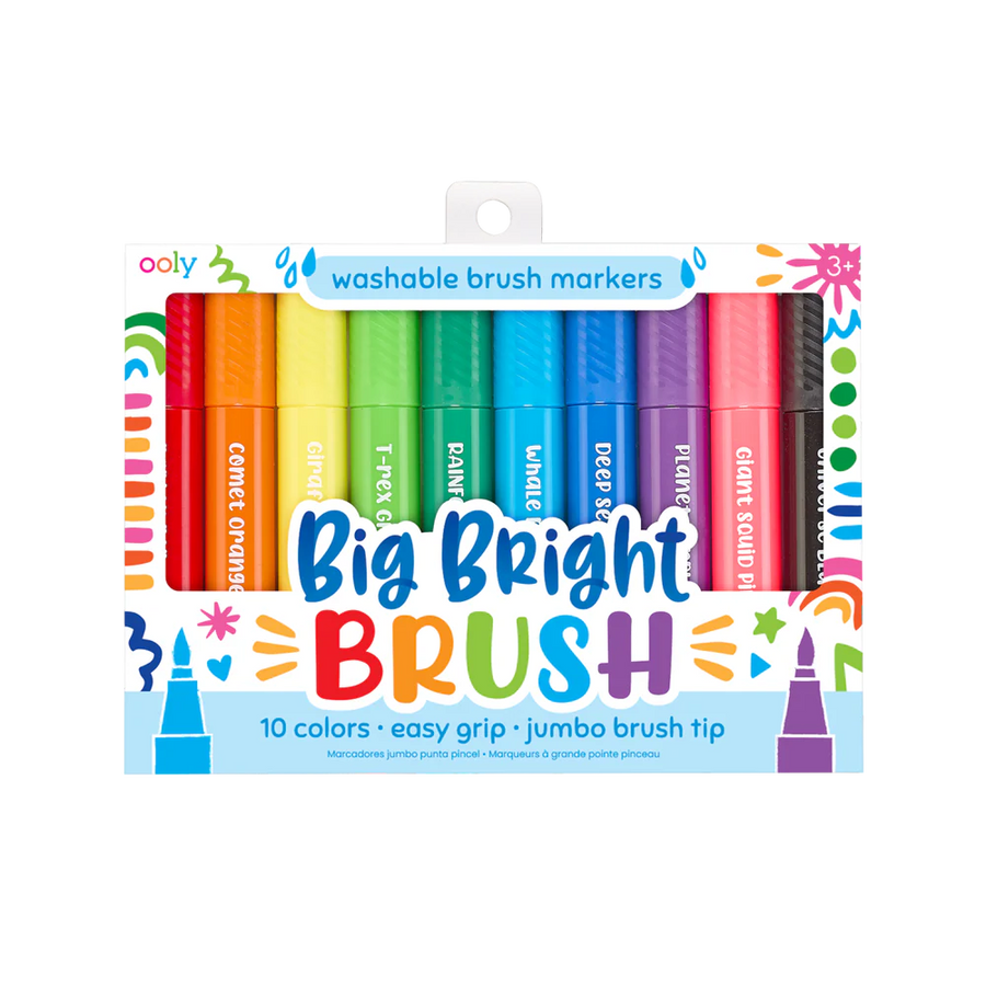 Big Bright Brush Markers (10 count)