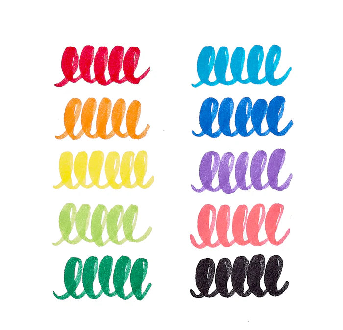 Big Bright Brush Markers (10 count)