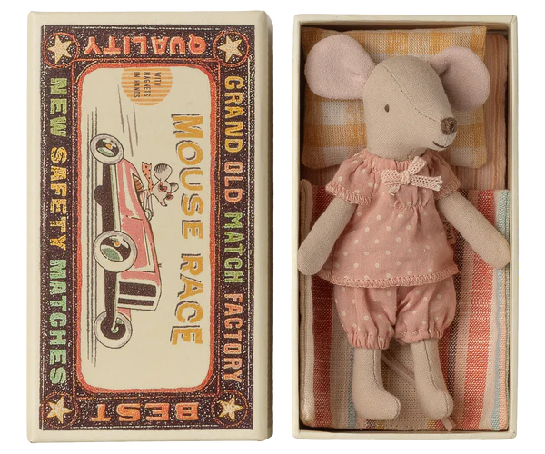 Maileg Big sister mouse in matchbox