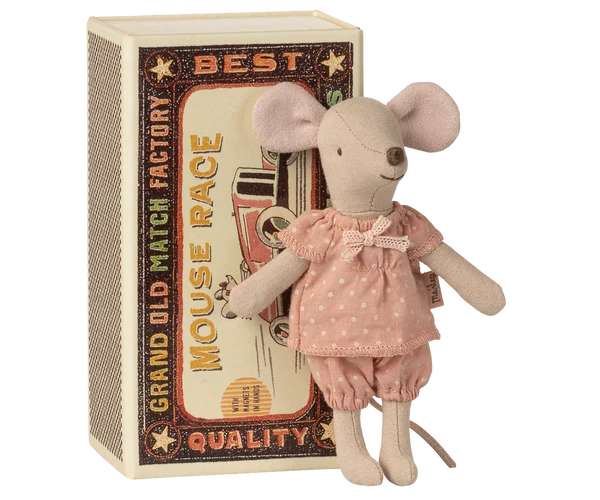 Maileg Big sister mouse in matchbox