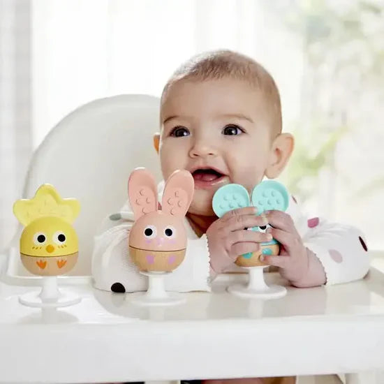 Cheery Critter Rattle Trio