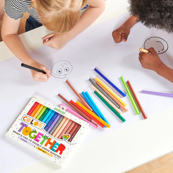 Color Together Pencils - 18 Colors and 6 Skin Tones