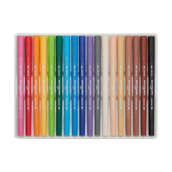Color Together Markers - 12 Colors & 6 Skin Tones