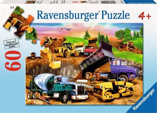 Construction Crowd Puzzle (60pc)