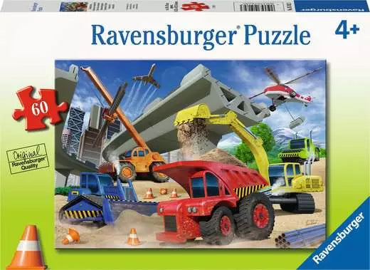Construction Vehicles Puzzle (100pc)