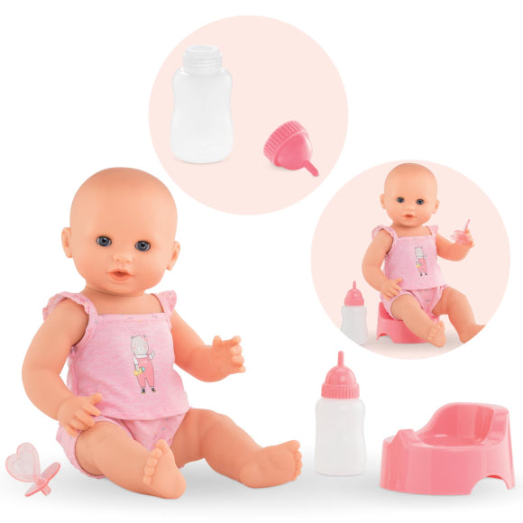 Corolle - Drink-and-Wet Bath Baby Doll
