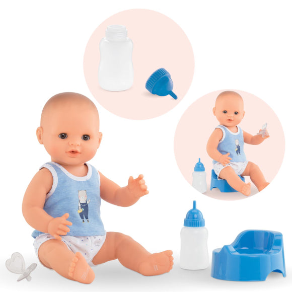 Corolle - Drink-and-Wet Bath Baby Doll