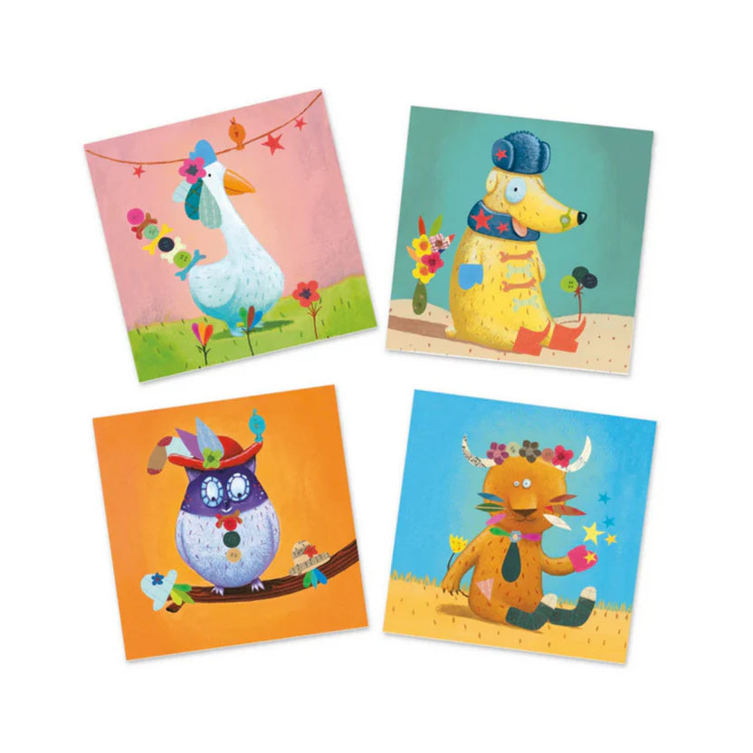 Create With Stickers - Animals