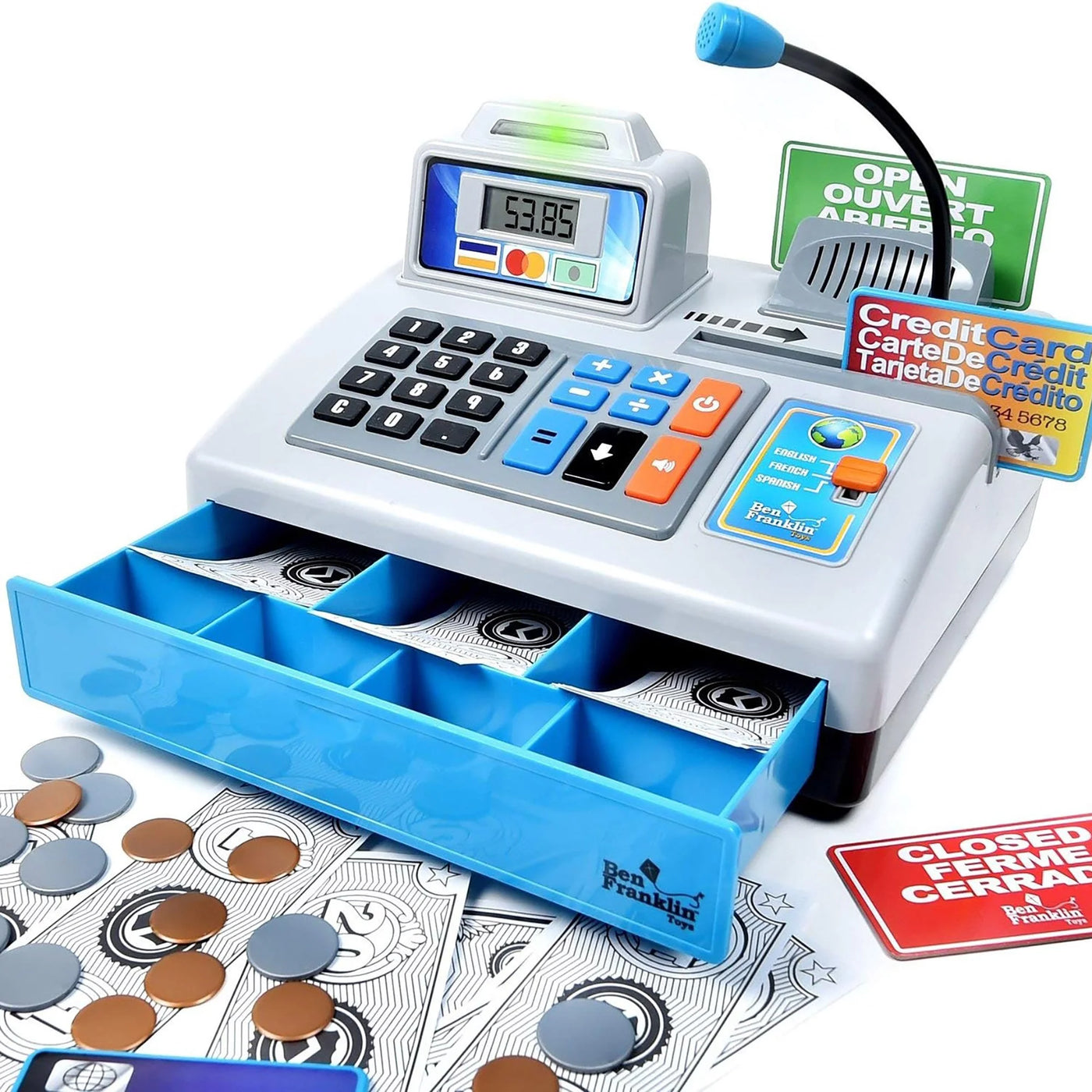 Dr. Stem Toys Talking Cash Register