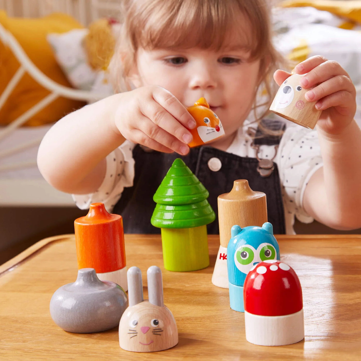 Forest Animals Stacking Blocks