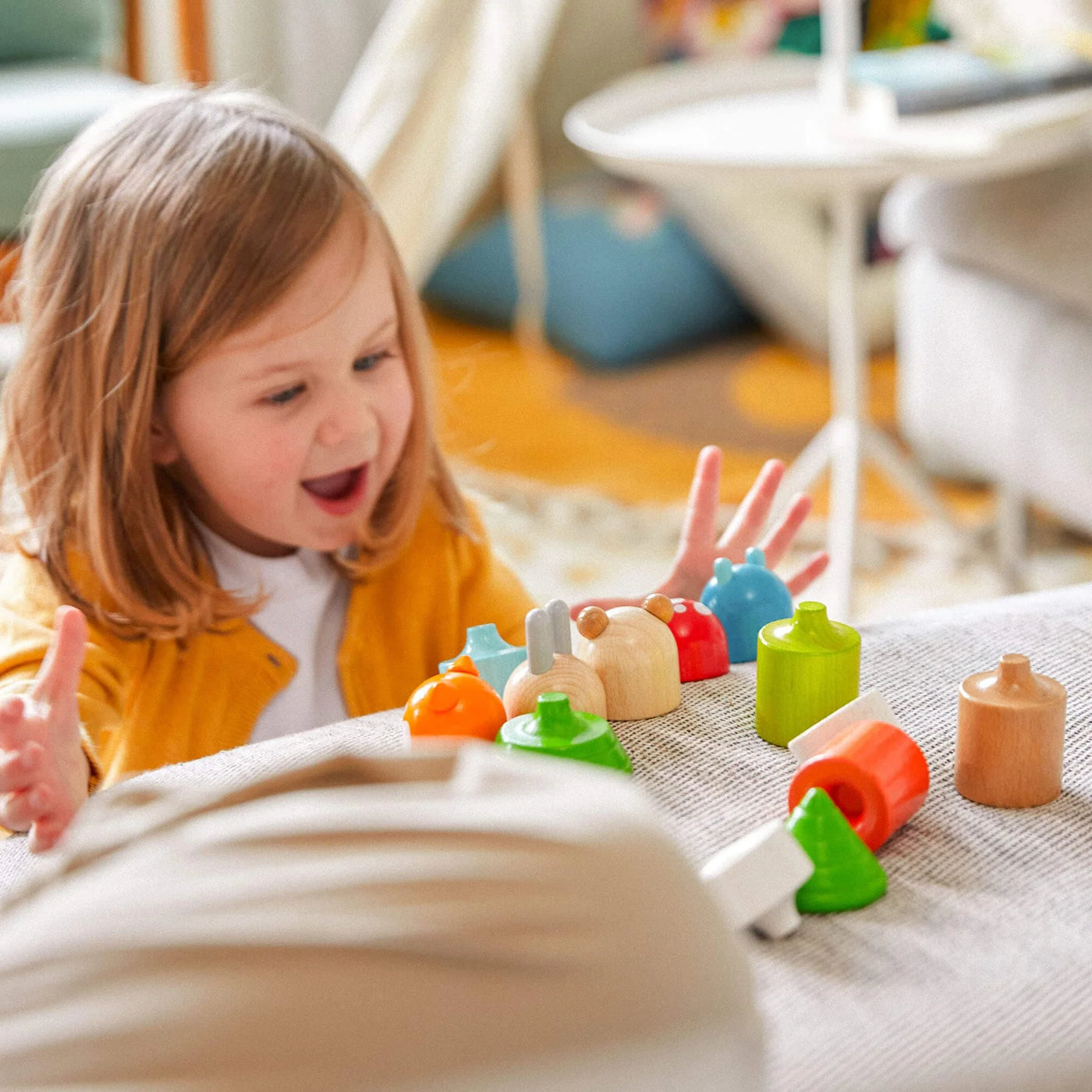 Forest Animals Stacking Blocks