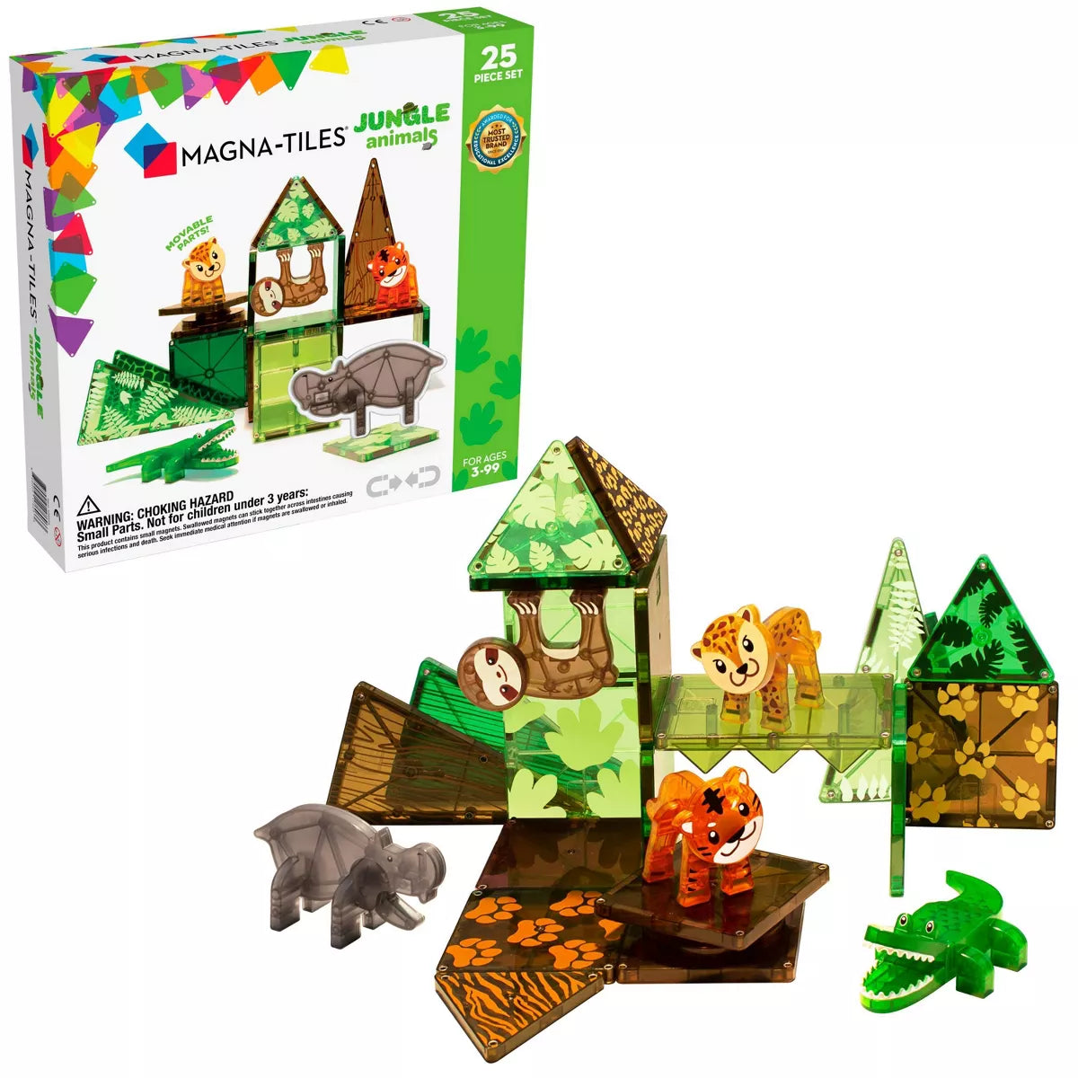 Magna-Tiles Jungle 25pc