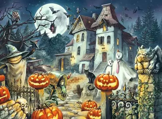 Halloween House Puzzle (300pc)