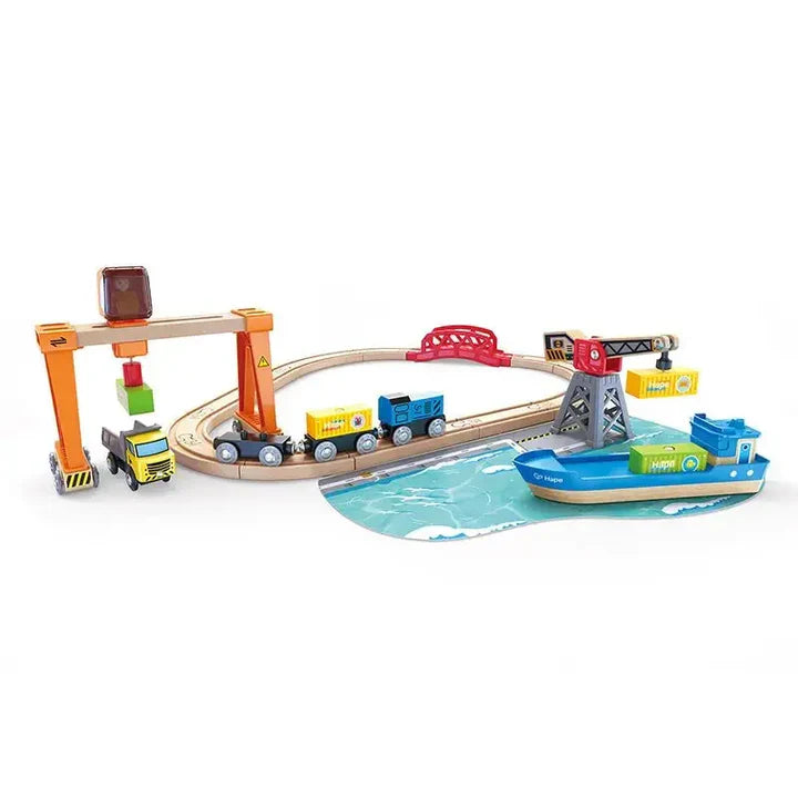 Lift and Load Harbor Train Set