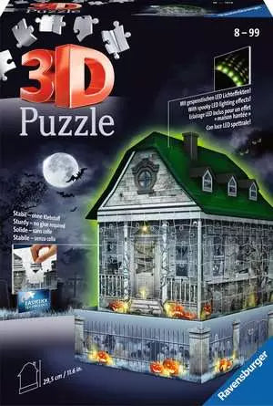 3D Haunted House Puzzle - Night Edition (216pc)