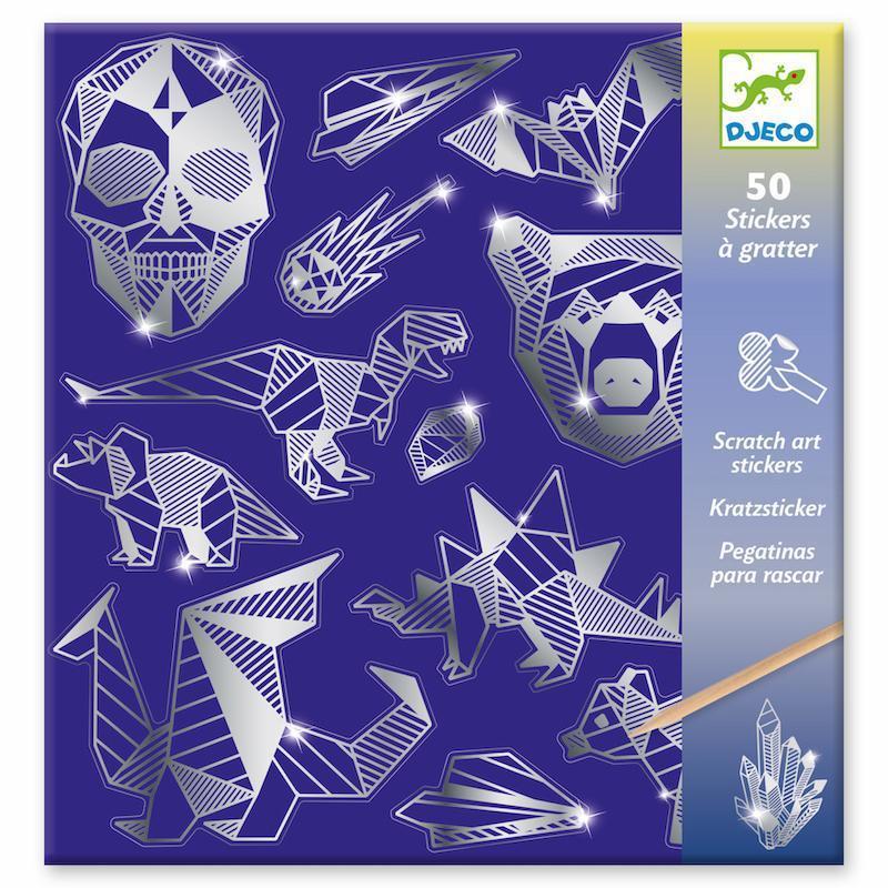 Iron Scratch Card Stickers