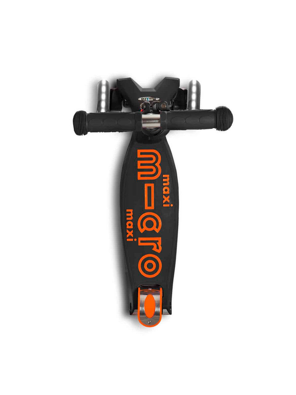 Micro Black & Orange - Maxi Del LED Scooter