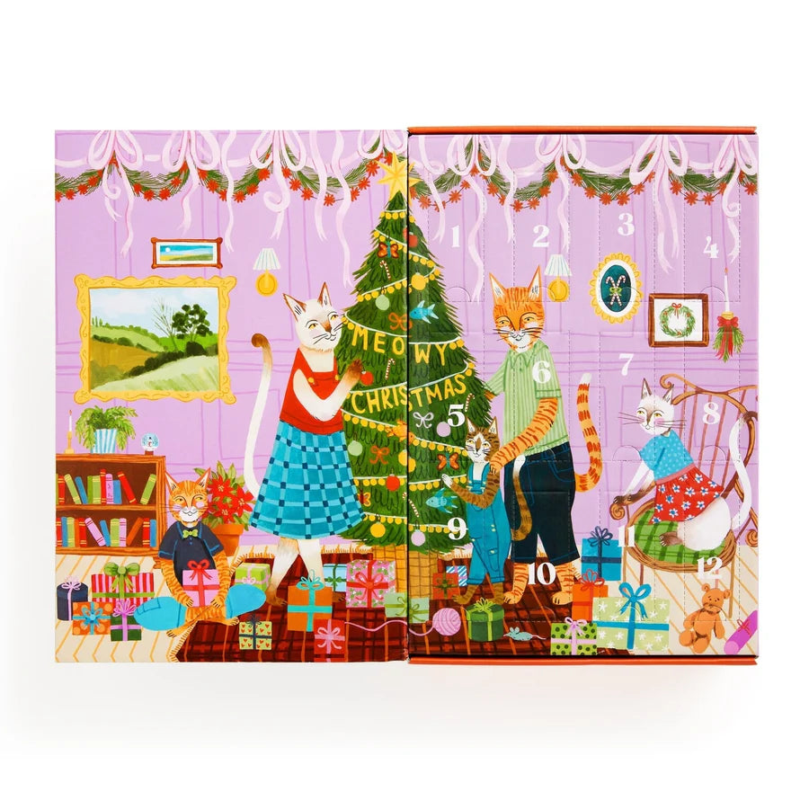 Meowy Christmas 12 Days of Christmas Puzzle
