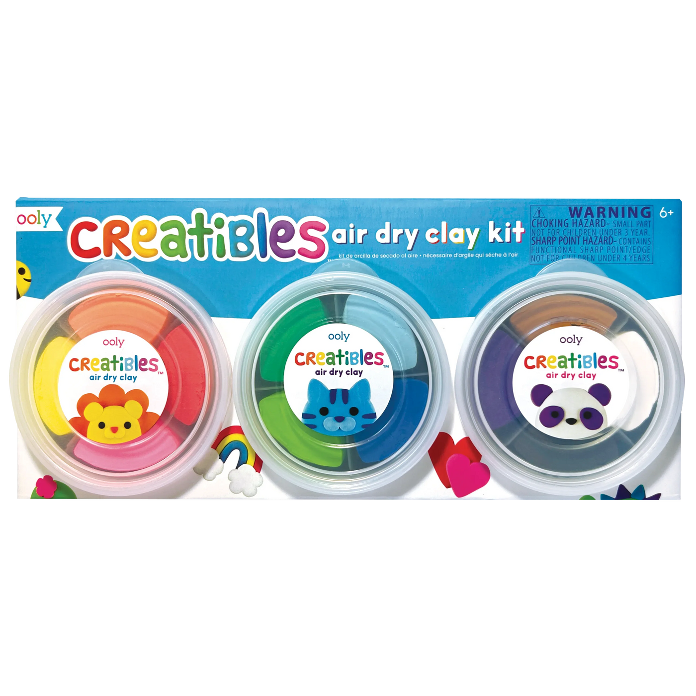 Creatibles Air Dry Clay Kit - Set of 12